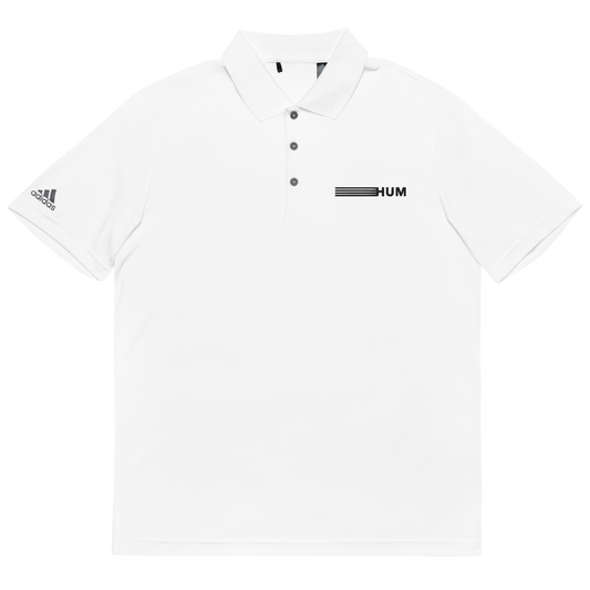 Adidas X HUM Essentials Performance Polo Shirt - White