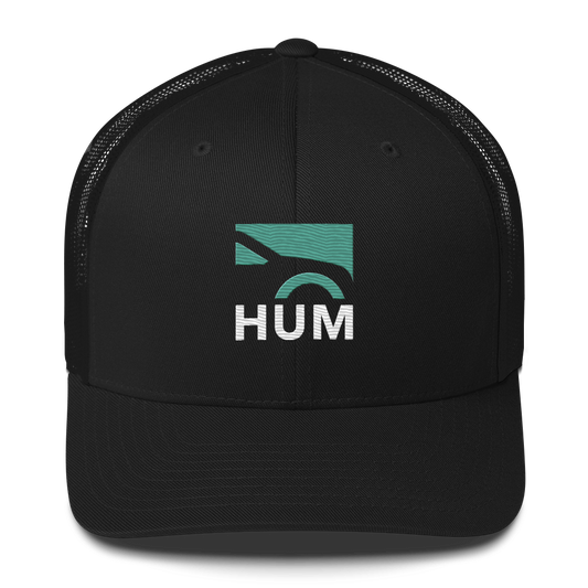 HUM Essentials Trucker Hat - Black