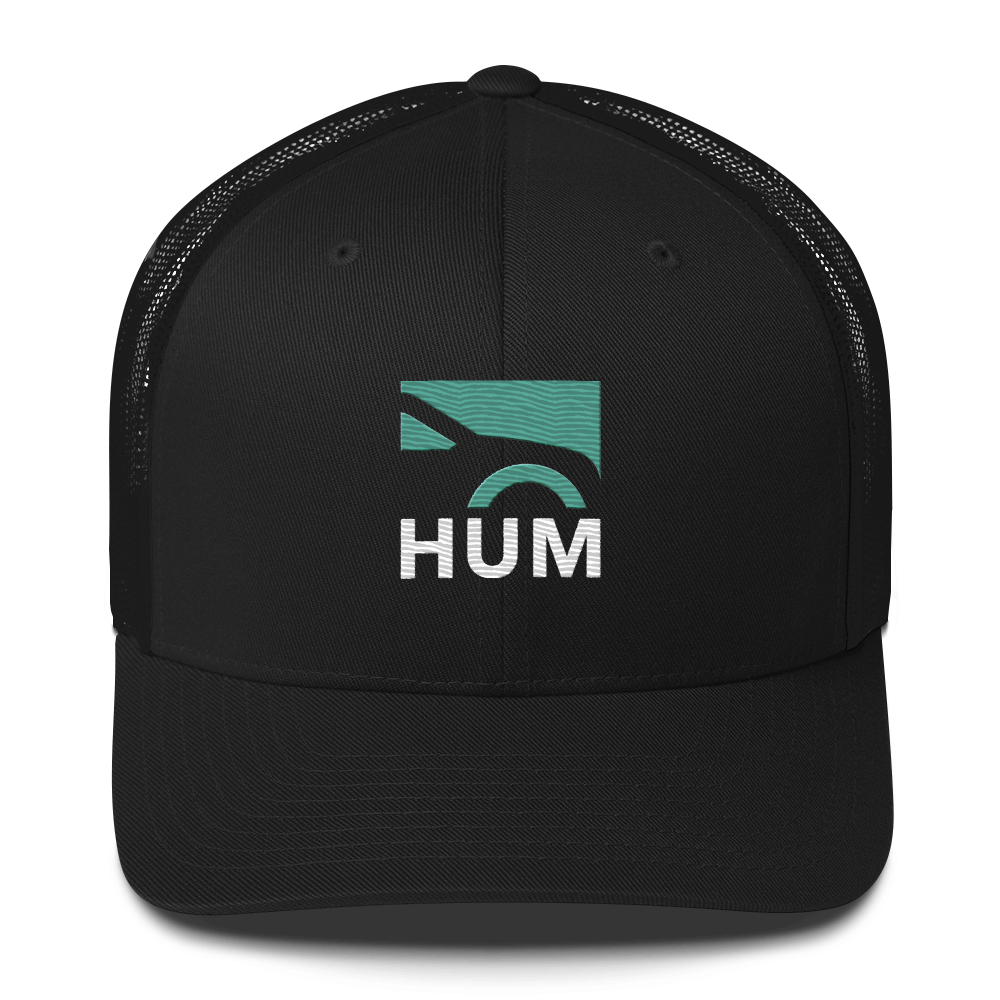 HUM Essentials Trucker Hat - Black
