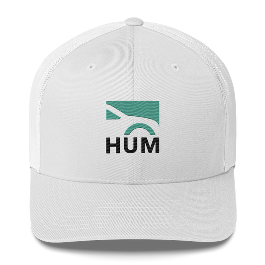 HUM Essentials Trucker Hat - White