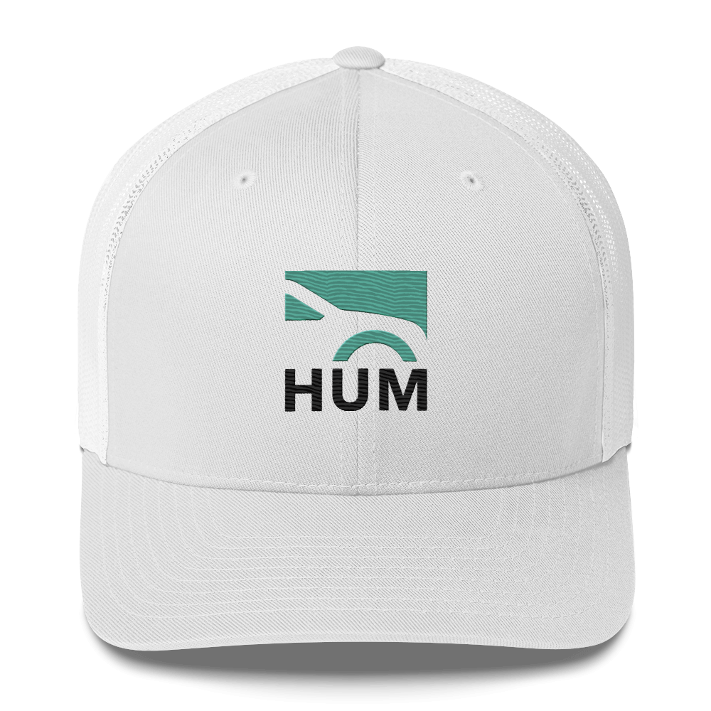 HUM Essentials Trucker Hat - White